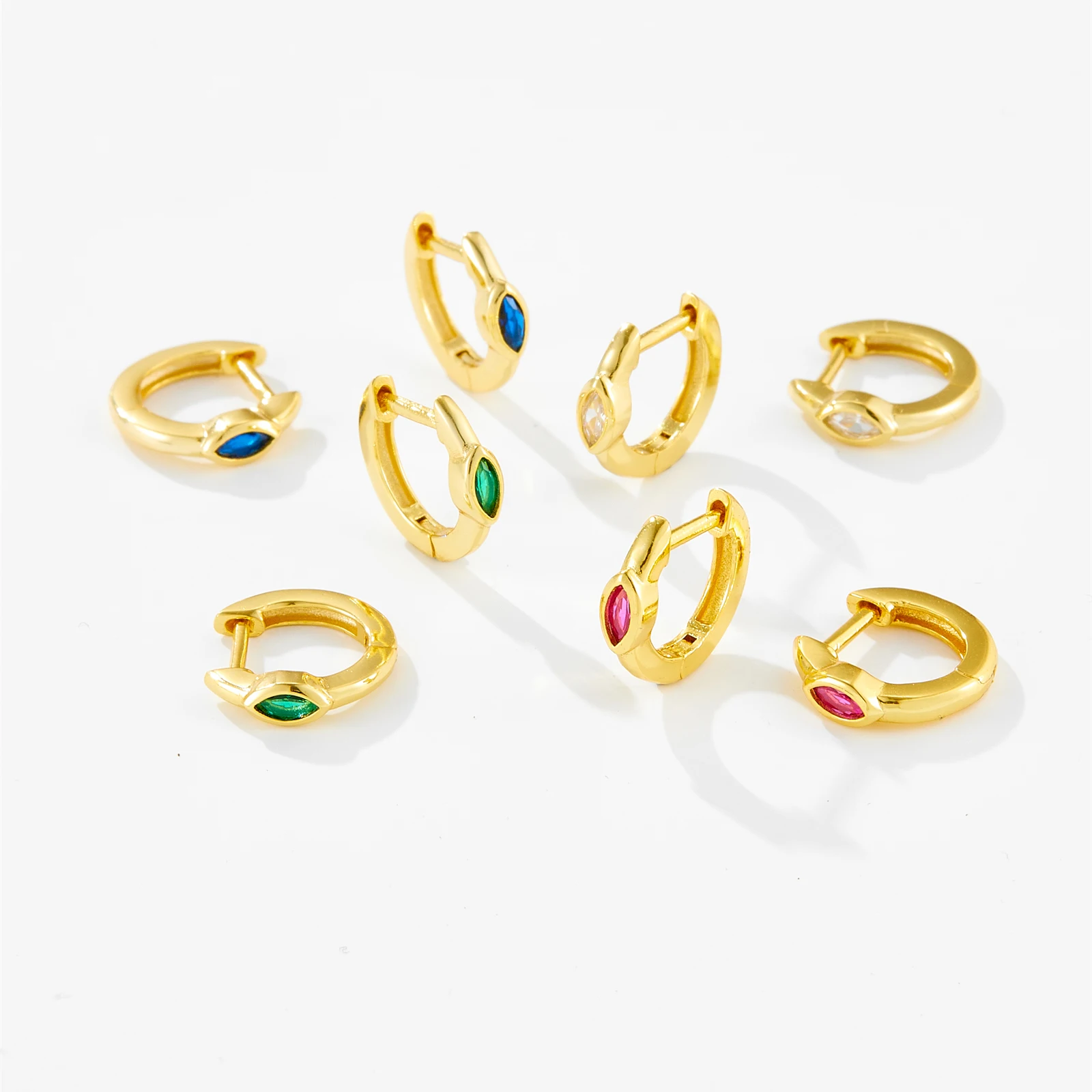 

Женские серьги-кольца VEWANT из серебра 100% пробы, 925 пробы