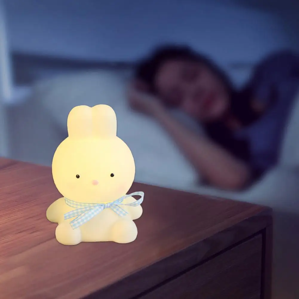 

Ночник, восхитительный мультяшный ночник для защиты глаз без мерцания, настольное украшение на батарейках, милый прикроватный ночник для детей