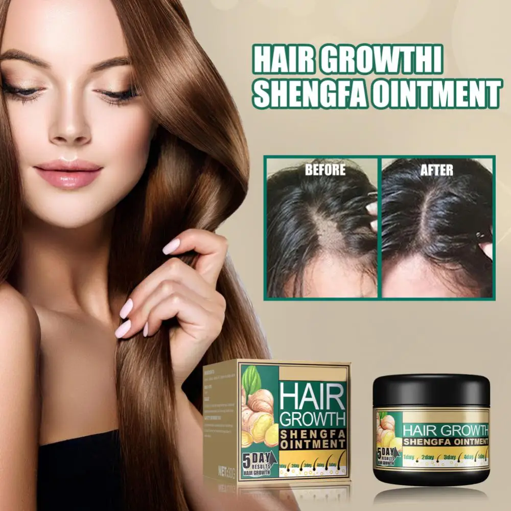 Description Picture 4 of item30ML Ginger Hair Growth Products Fast Growing Anti Hair Loss Repair Scalp Treatment Cream Beauty Health Hair Care Men Women