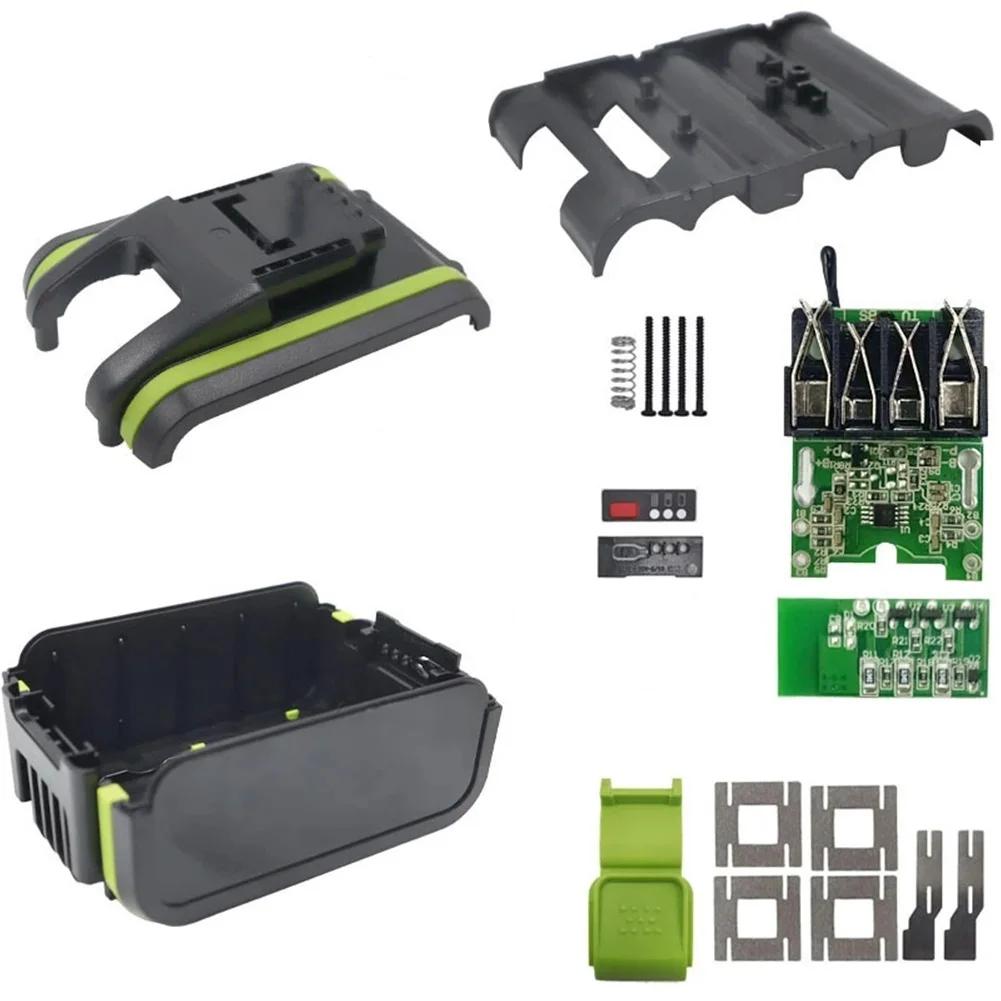 

Печатная плата, литий-ионная батарея, чехол 10 ядер, черные пластиковые портативные Сменные аксессуары для Worx 20V WA3596