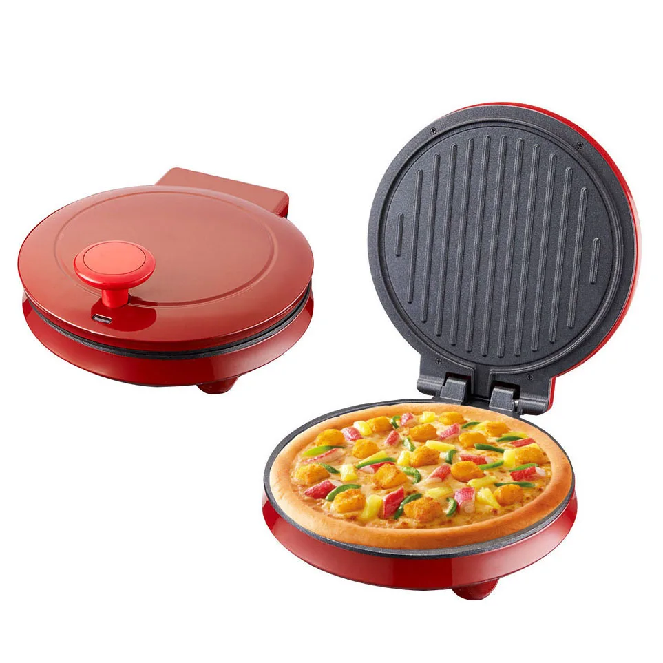 Hot Sale Factory 1000W Electric Home Muti-fuction Portable Pizza Over 9inch Mini Electric Pizza Making Machine