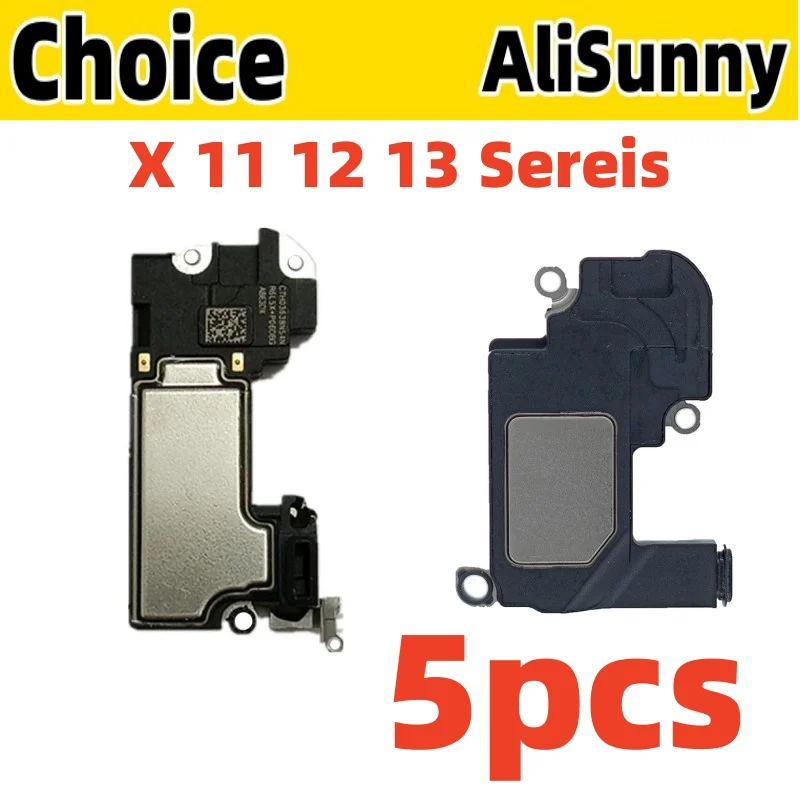 AliSunny 5pcs 이어폰 플렉스 케이블 iPhone 11 12 13 Pro Max Mini X XR XS 사운드 스피커 이어 피스..
