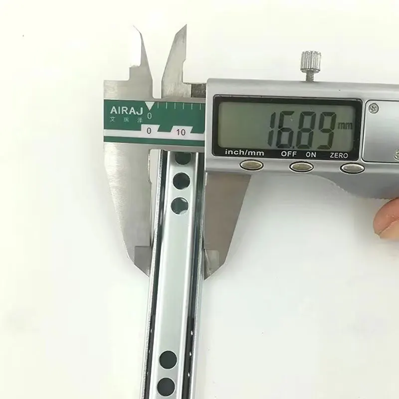 Drawer Steel Ball Slide Heavy Duty 10-15kg Fully Extension Micro Ball Guide Bearing Drawer Slide Runner 8/10/11/14/16 inches drawer slides