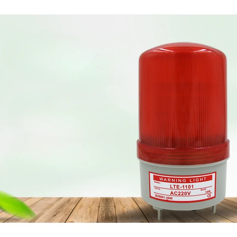 LED strobe Alarm Lamp light siren 12V 220V rotating warning light strong magnetic base installation alarm 1101 led warning light