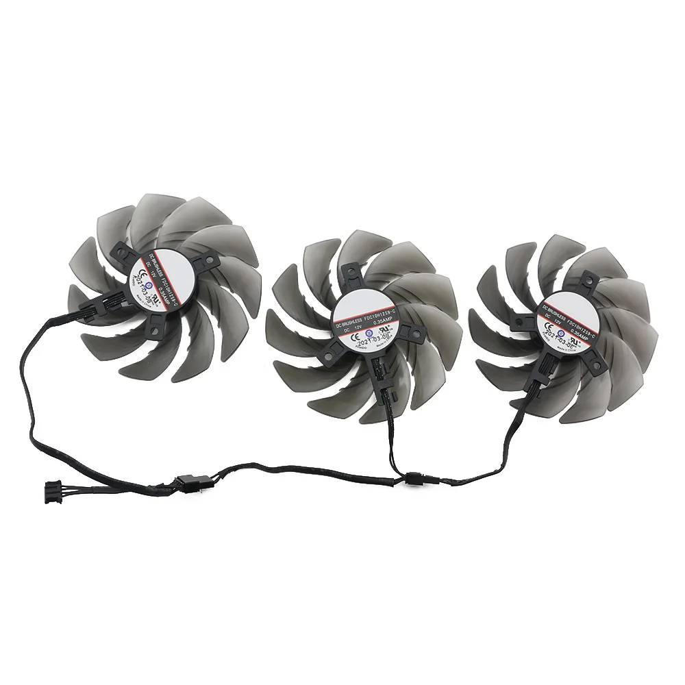 ASROCK-RX 6600XT 6600 6700 XT 6800 챌린저 프로 OC 비디오 그래픽 카드 냉각 팬 용 85mm FDC10H12S9-C RX6700XT 6750XT