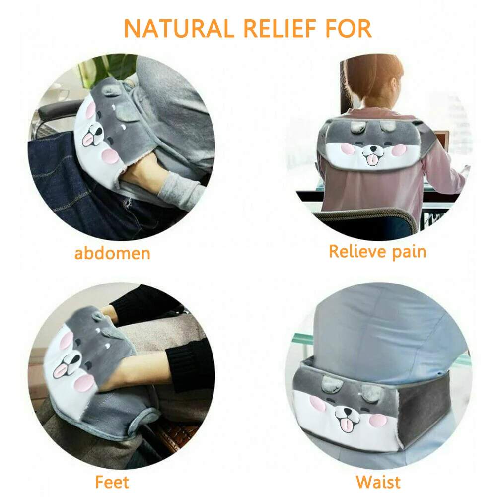 Cute Animal Hot Water Bottle Belt Women Portable Hand Warmer 1000ml Hot Water Bag Bottles For Girls Heater Home Warming Product