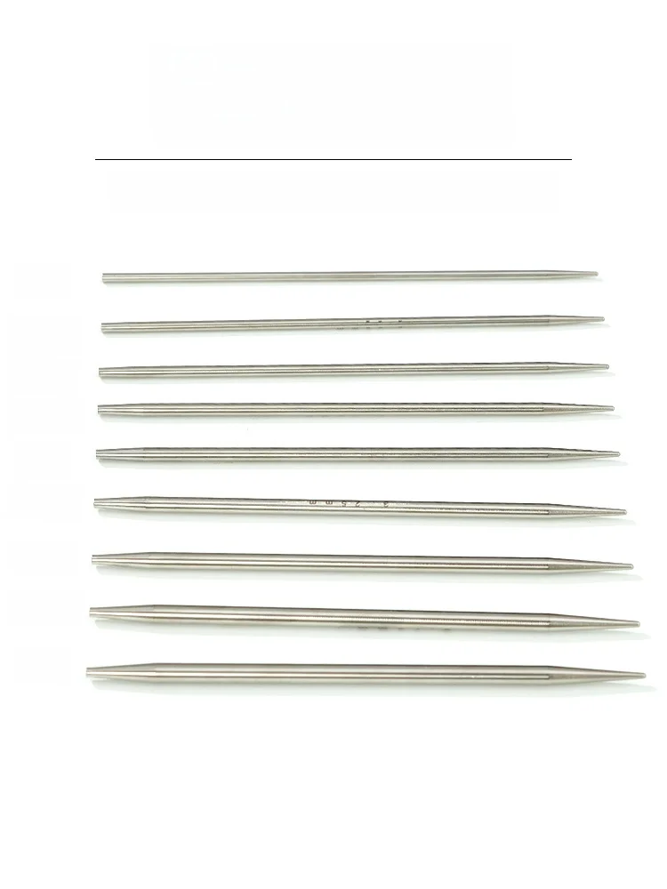 분리형 단일 바늘 헤드 원형 바늘 손뜨개질 스웨터 바늘 DIY 도구 원형 바늘 링 모양 바늘 뜨개질 도구