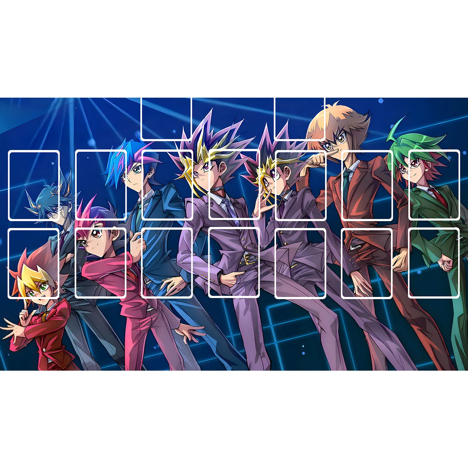 Yugioh Cards, Anime Trading Card Mat-For Yu-Gi-Oh Cards Playmat Single Double Person