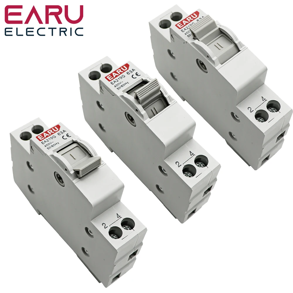 trilho ruido isolando discounting switch 1p 2p 3p 4p 40a 63a 02
