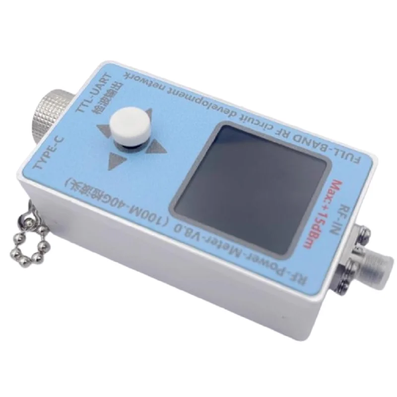 100M-40Ghz V8 TYPE-C USB RF Power Meter TTL DATA Communication Digital Display Power Detector FOR Ham Radio Amplifier 5