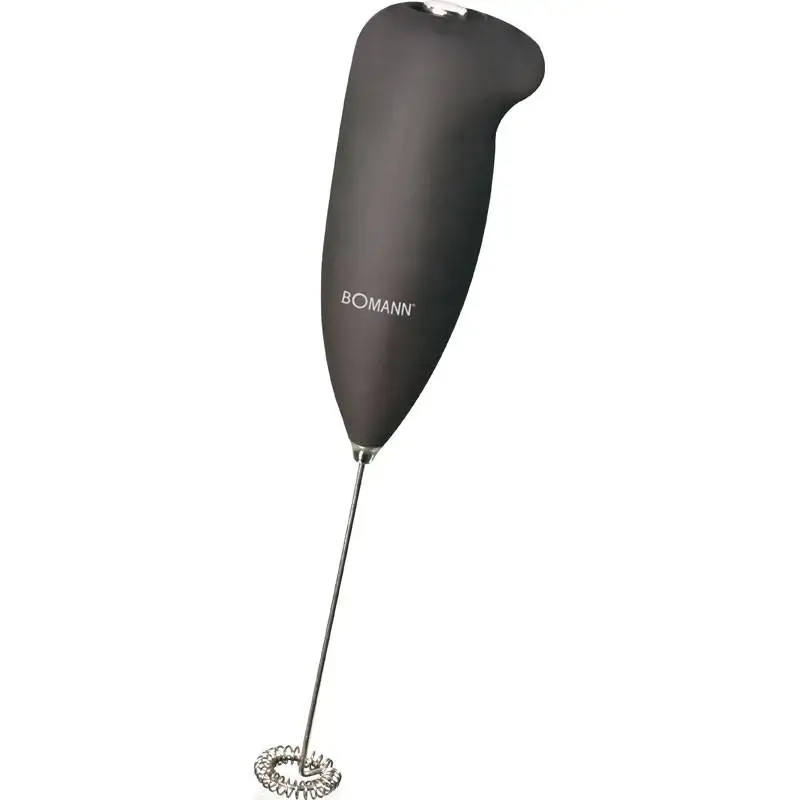 Bomann MS 344 CB Espumador de Leche, Batidor Eléctrico de Mano, Varilla Acero Inoxidable, Para Capuccino, Café Negro