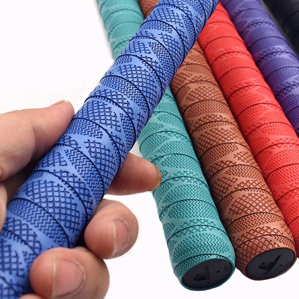 2m Fishing Rod Grip Strap Concave-convex Texture Anti-skid Wrap Strap Tennis Badminton Racket Bike Grip Tape Accessories