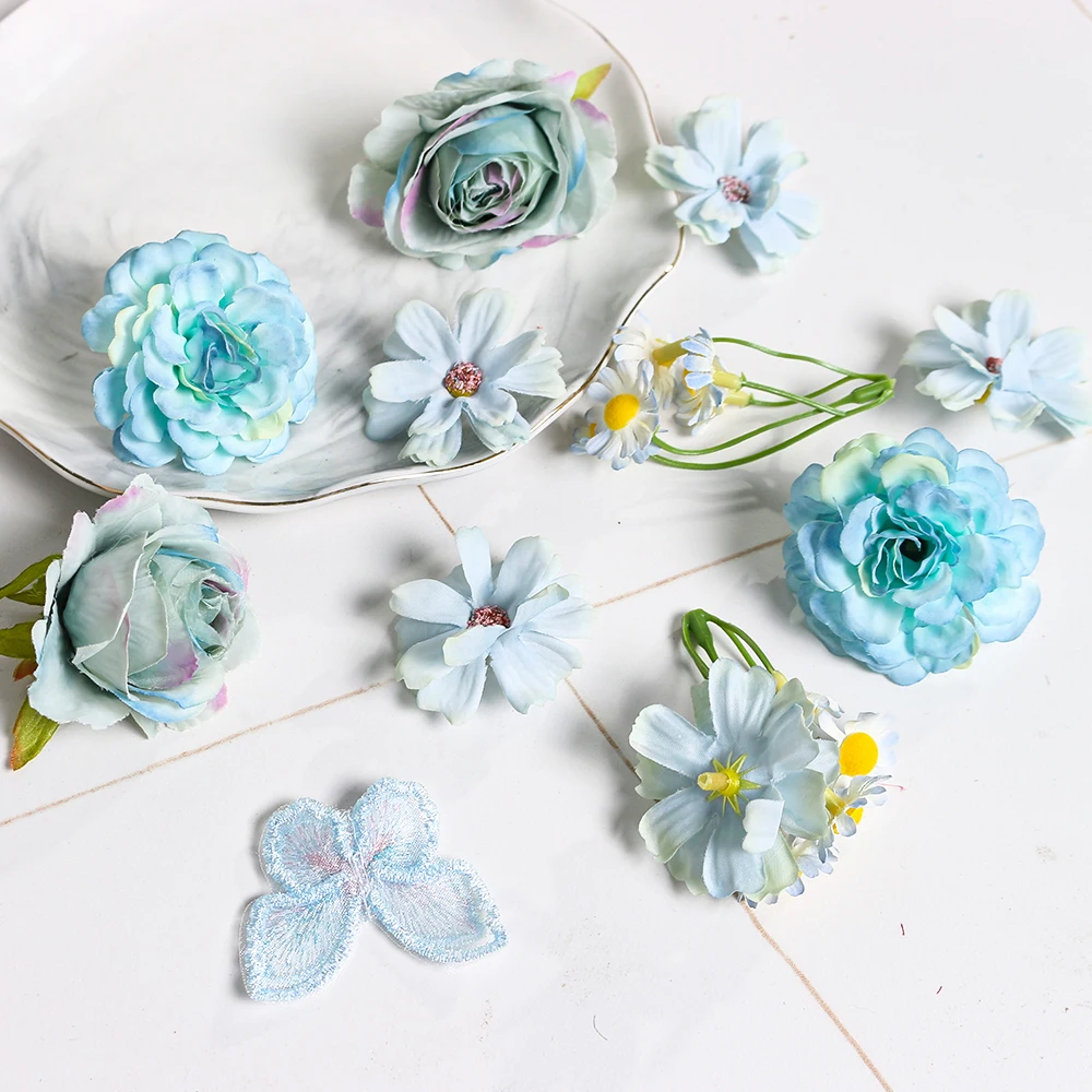 Finti Fiori Decorazione Matrimonio 100 Fiori Finti Margherita In Seta - Capolini 2cm Multicolore Per Decorazioni, Matrimoni, Ghirlande Teste Margherita Seta 2cm - 4