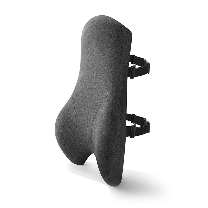 Elevated Office Waist Pillow Ergonomic Lumbar Support Memory Cotton 4D Curved Waist Pad Car Waist Rest Office Waist Pillow 4