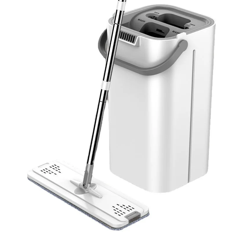 

Flat Mop and Bucket Sets Home Supplies Easy To Drain Floor Washer Glass Wiper Swivel Products Sweeper Self Pad Menage Rotating