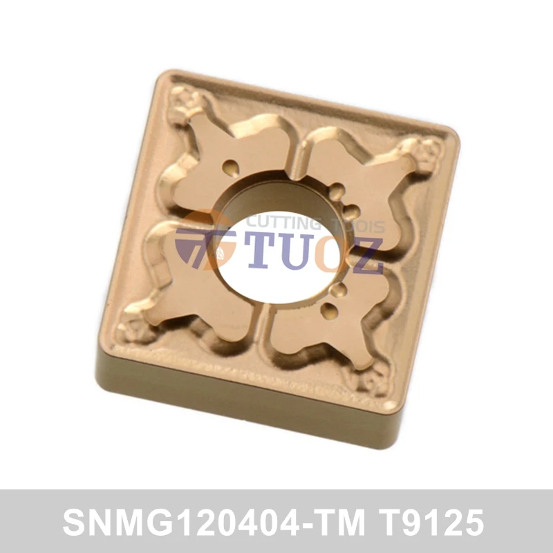 

100% Original SNMG120404-TM T9125 Carbide Insert SNMG 120404 -TM SNMG1204 CNC Lathe Cutter Turning Tools