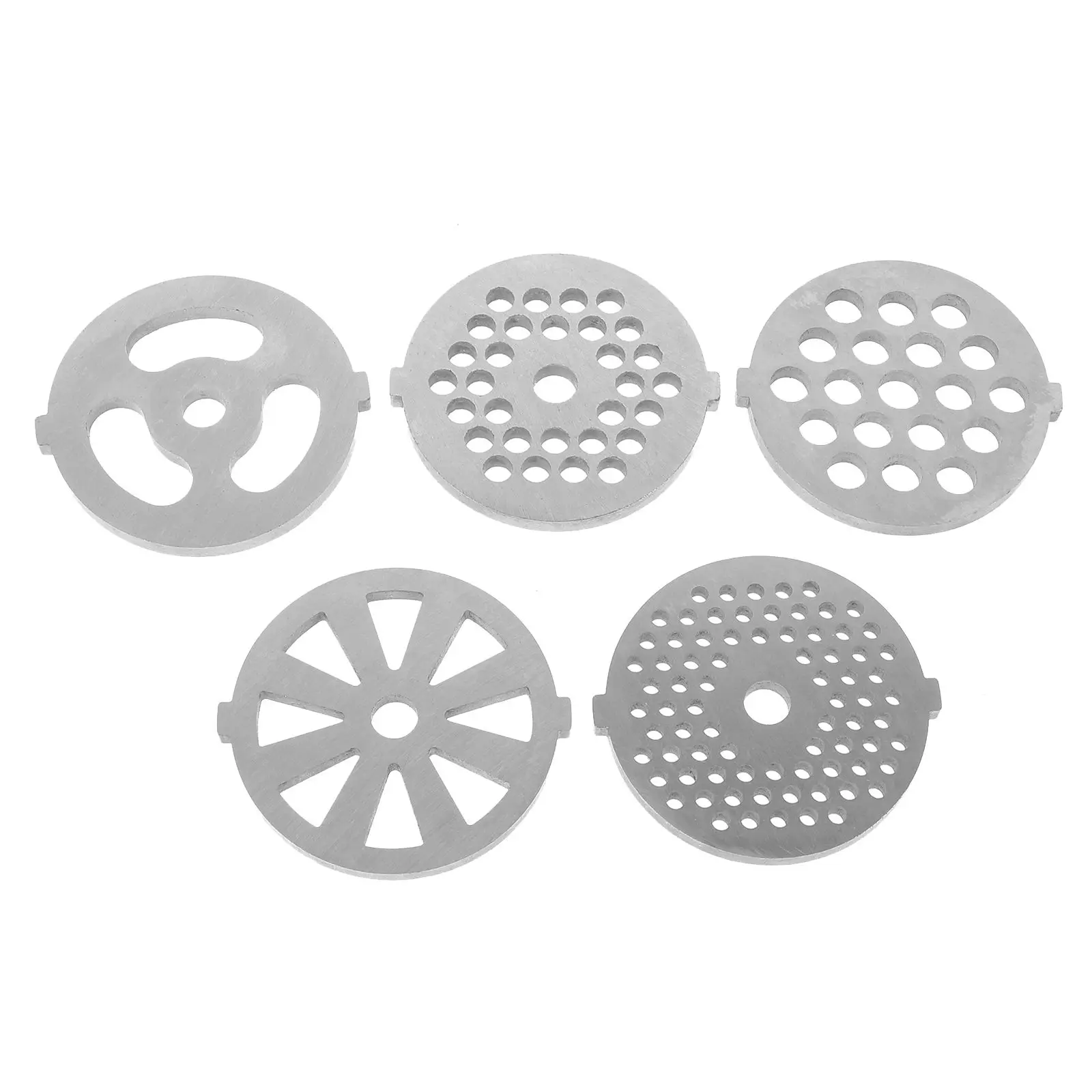 8 pcs Meat Accessories Stainless Steel Plates Mixer Parts Practical Cutting Plate Kitchen Gadgets Tools