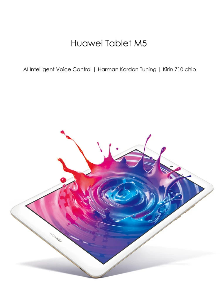 Умный Планшет Huawei M5, 8 дюймов, 3 + 32 ГБ, с голосовым управлением ...