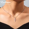 Lucktune collier pharaon égyptien ankh pendentif ankh croce egiziana collier acier inoxydable Ankh croix amulette égyptienne collier en acier inoxydable clé de la vie symbole Crucifix pendentif collier femmes