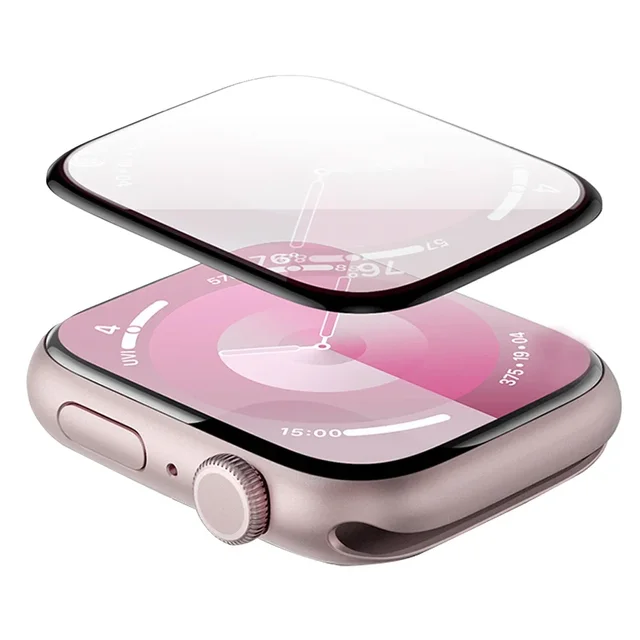 Screen Protector For Apple Watch Series 9-8-7-6 5 4 Se ultra-2 49mm 41mm 45mm 40mm 44mm 3D (Not Tempered Glass) Film Accessories 1