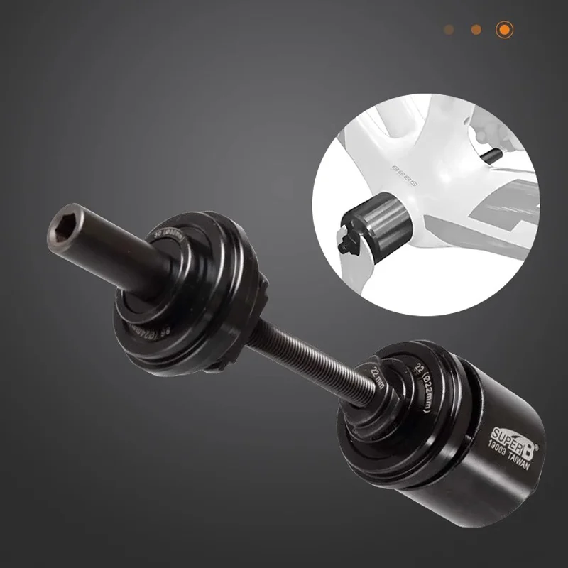 Super B TB-19003 Bicycle Bottom Bracket Bearing Installation Removal Tool  Crankset Mandrel Repair Tool - AliExpress