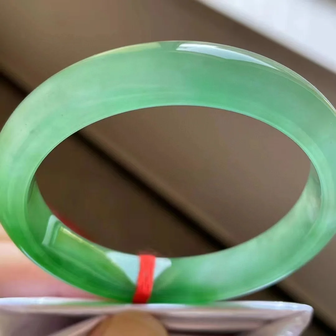 

Grade A Myanmar Jadeite Green Jade Bangle Women Healing Gemstone Fine Jewelry Genuine Certified Burma Jades Bangles Bracelets