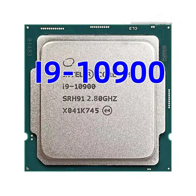 New I9-10900 i9 10900 2.8GHz 10Core 20Thread 20MB 65W LGA1200 CPU processor  Original authentic product