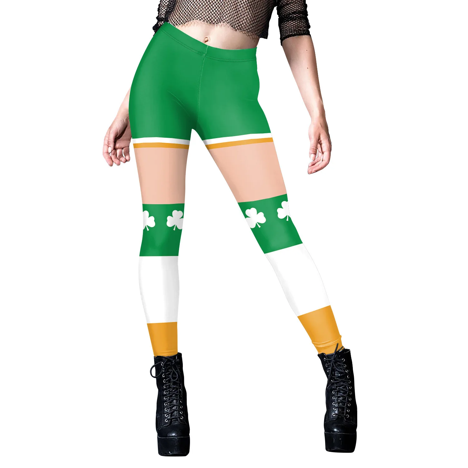LA Pop Art Women's St. Patrick's Day Shamrock Word Art Long Sleeve T-shirt - Macy's