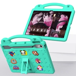 Children's Bear Handheld Tablet Cover, EVA Protective Casing for Tab Pro TB373FU 12.7 (Mint Green)
