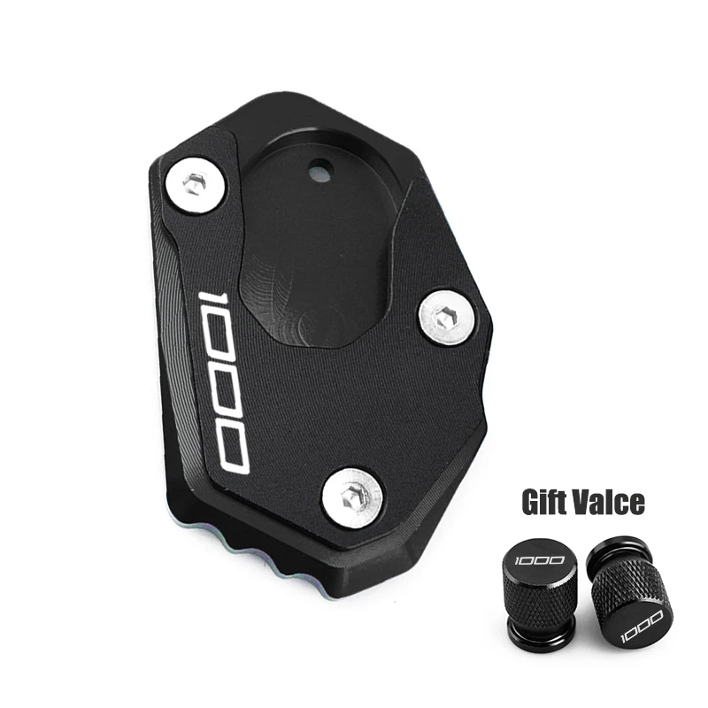CNC Motorcycle Kickstand Extension Pad - Durable Foot Side Stand Enhancer