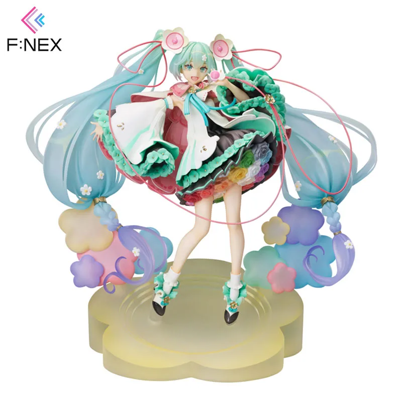 

In Stock Fnex Hatsune Miku New Genuine Anime Figure Model Doll Action Figures Collection Toys for Boys Birthday Gifts PVC 14+y