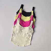 Femmes Sexy Sport soutien-gorge culture hauts bustier tubulaire soutien-gorge femme Streetwear sans manches Camis sans couture Sport Lingerie t-shirt haut court gilet de Sport 3