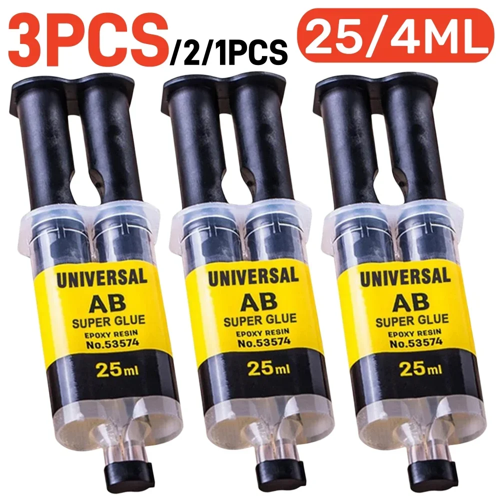 Epoxy Resin Glue Universal for Glass Metal Ceramic Woodworking Waterproof Repair Strong Adhesive Liquid