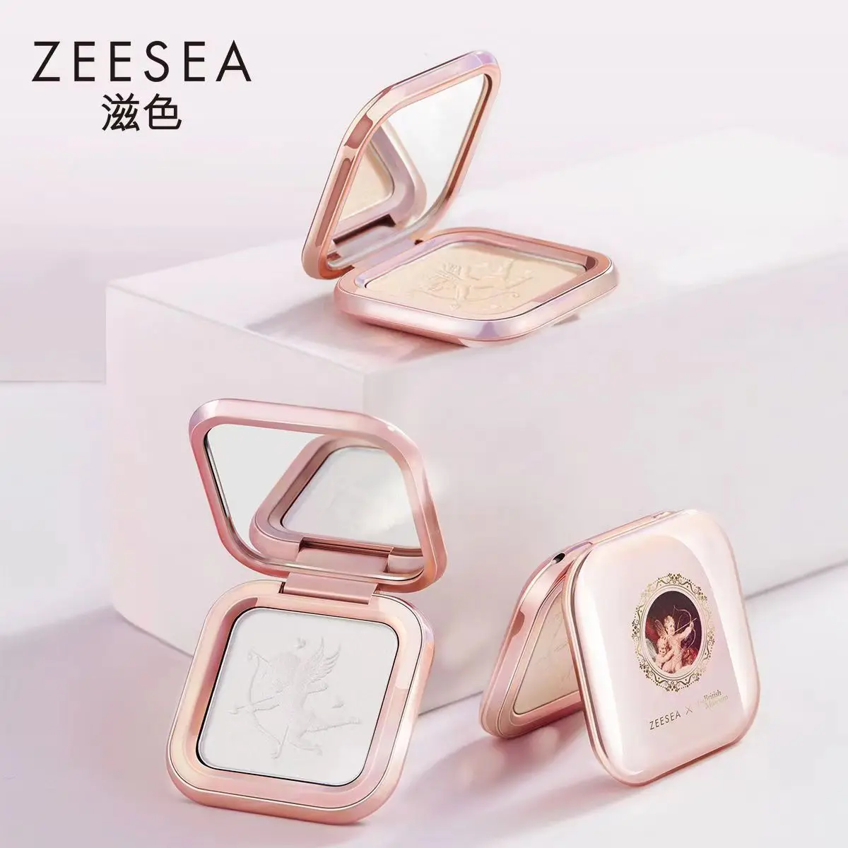 

ZEESEA Angel Cupid Highlight Contouring Palette Brightens Pearlescent Mashed Potato Fairy Diamond Glitter Three-dimensional