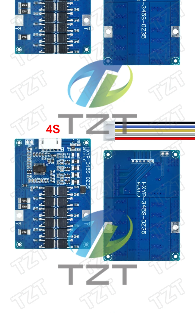 3S 4S 5S 35A 60A 12,6 V 14,8 V 21 V BMS Lithium-Batterie Lade Schutz Bord NTC Widerstände mit Balance Temperatur Control – Detail 8