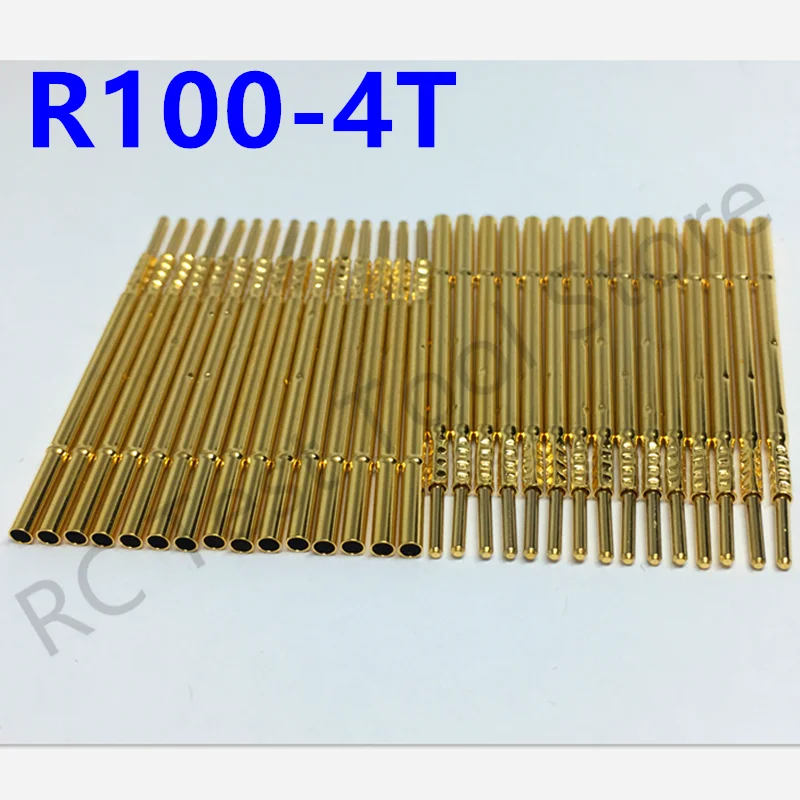 20 Or 100PCS R100 Series PCB Test Probe Receptacle Pogo Pin Connection Socket R100-2S 4S 2W 4W Spring Test Pin P100-B P100-B1 image 4