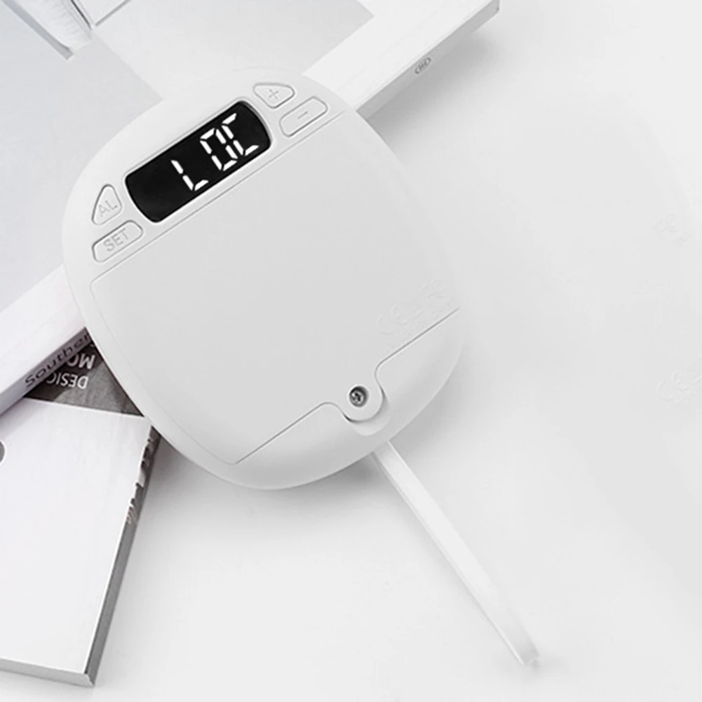 청각 장애인을 위한 귀여운 다기능 반려동물 음소거 알람 시계, 강력한 알람 시계, 2 가지 진동 모드