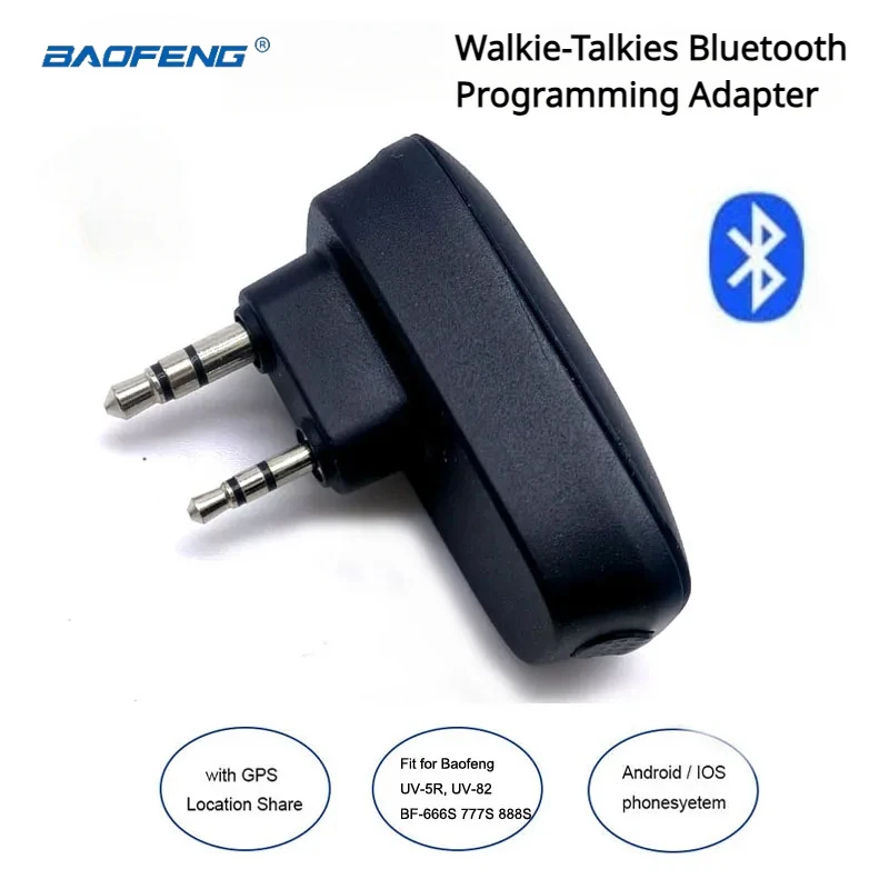 

Baofeng UV-5R UV-82 K Port Frequency Writer Walkie Talkie USB Wireless Bluetooth Programming Adapter Connector 777S 888S Radio