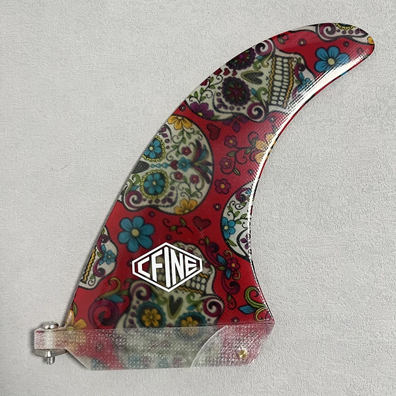 10inch longboard fin center fiberglass fabric single fin surfboard fin
