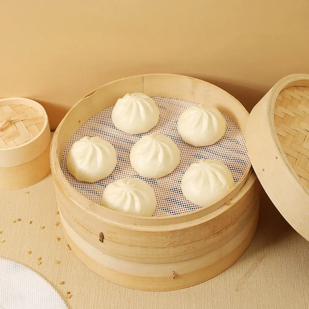 Non-Stick Round Steamer Mesh Pad Reusable Silicone Dehydrator Sheets Thickened Food Fruit Dryer Mats silicone baking mat,silicone steamer pad,silicone dehydrator mats