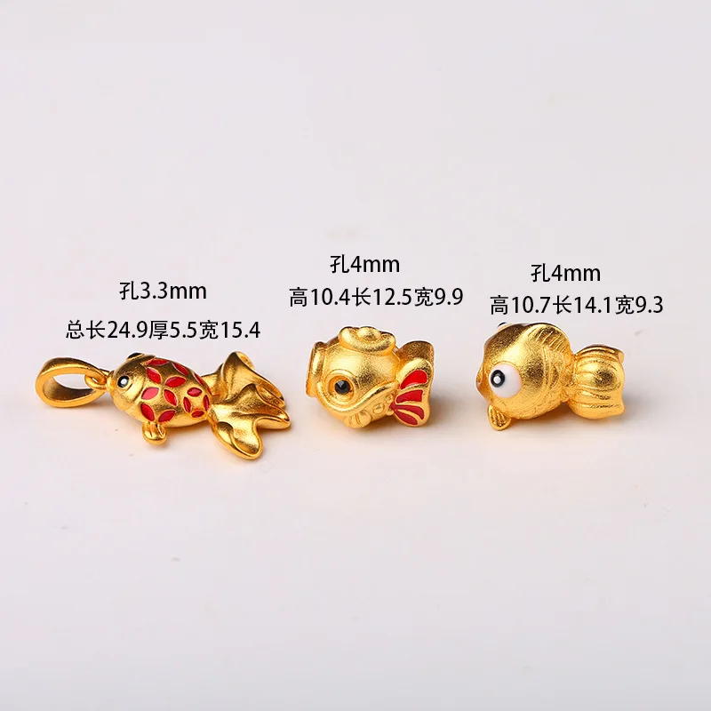 

2 шт./лот модные шармы в виде золотой рыбки, блестящие бусины, подходят для браслетов, ожерелий, ювелирных изделий, сделай сам, подарок