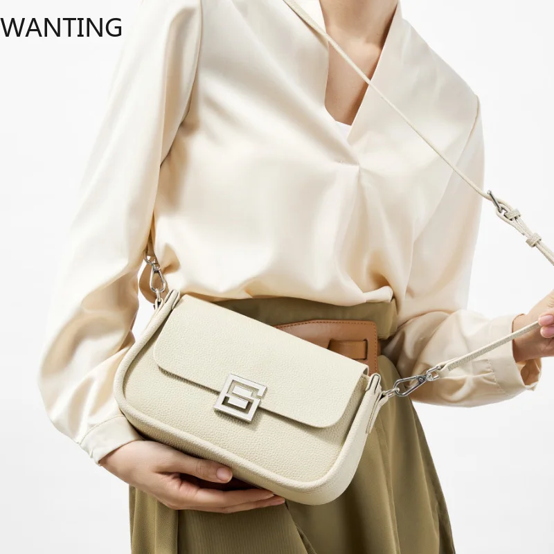 حقيبة نسائية فاخرة مصممة 2025 حقيبة كتف نسائية جدي...