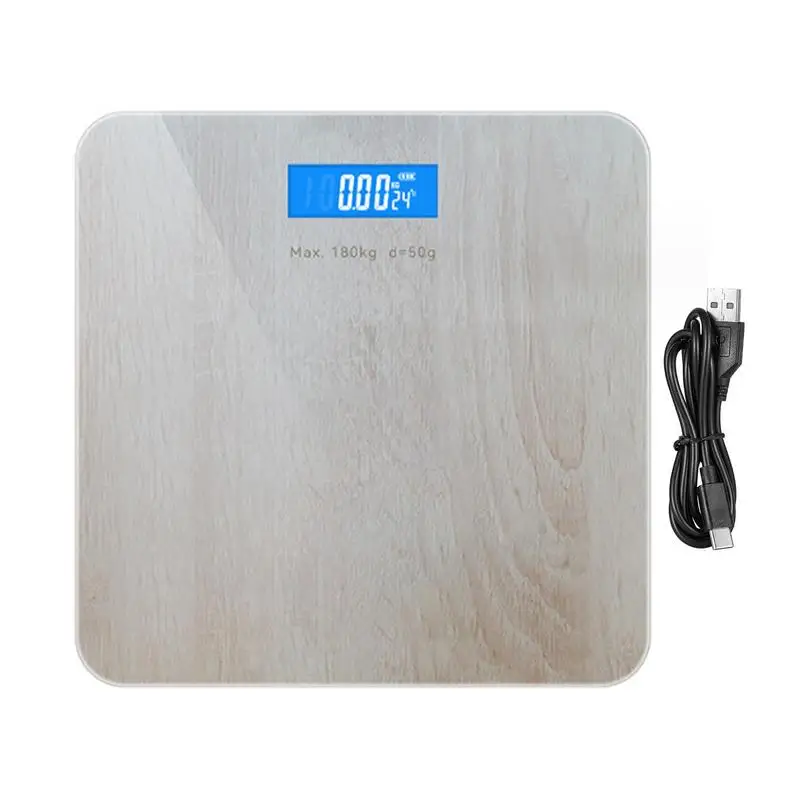 

Bathroom Scales Smart Body Weight Scale LED Display 180KG Digital Floor Scale Home Accurate Electronic Body Scales