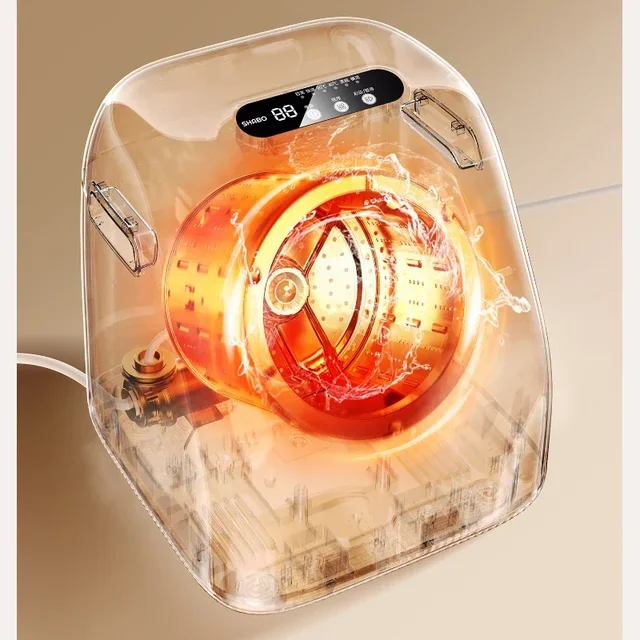 Automatic Underwear Drum Washing Machine Washing and Drying Integrated Mini High Temperature Sterilization 220V Washing Machine 5