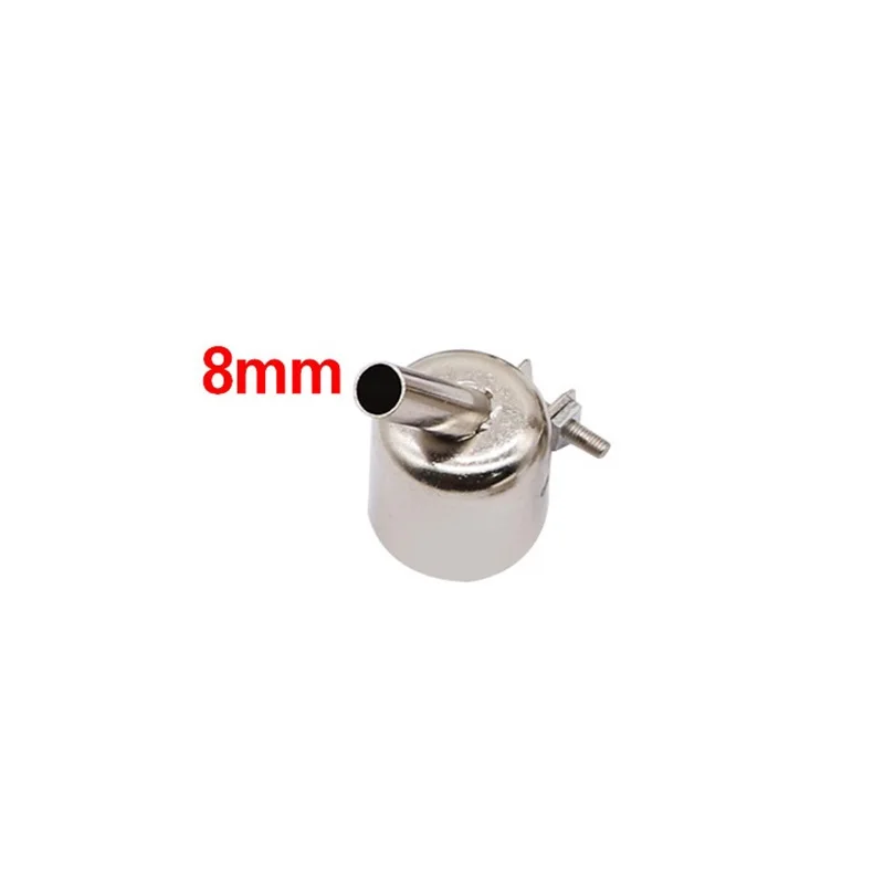

1pcs Welding Nozzle 45 Degree Curved Angle Nozzle 3mm 4mm 5mm 6mm 8mm 10mm For 850 Series Hot Air Rework Station Tool Silver
