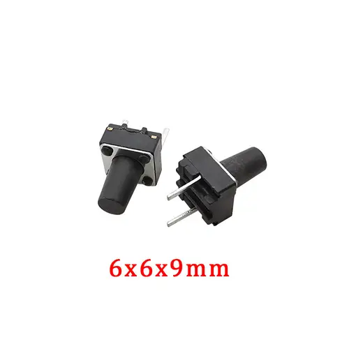 20/50/100Pcs Micro Tactile Switch Momentary Tact DIP Switch 2Pin 6 x 6mm Micro Touch Push Button Switch High 5mm 6mm 7mm 8mm 9mm - Image 12