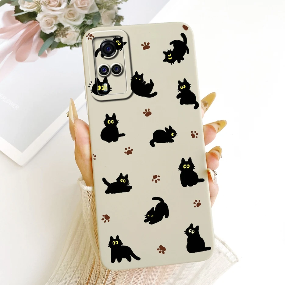 Cool Cat Cartoon Soft TPU Phone Case Cover