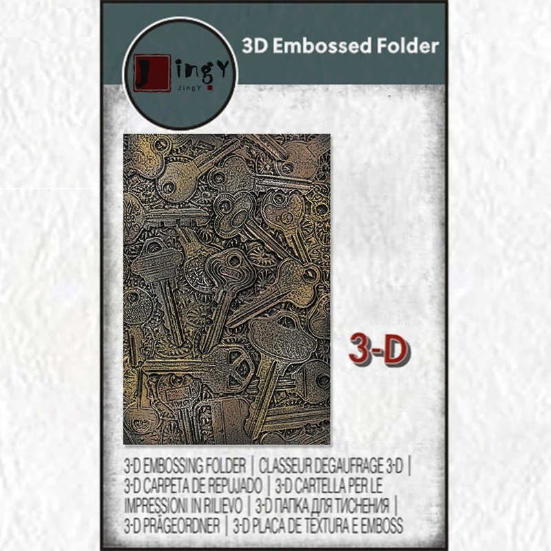 Description Picture 6 of item3d Embossing Folder Background Embossing Plastics Folder for Scrapbooking DIY Card Making Supplies Craft Decoration Folders 2023