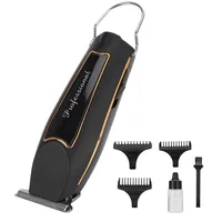 Machine de coupe de cheveux électrique professionnelle tondeuse à cheveux tondeuse à cheveux prise américaine 100-240 V (noir) 5