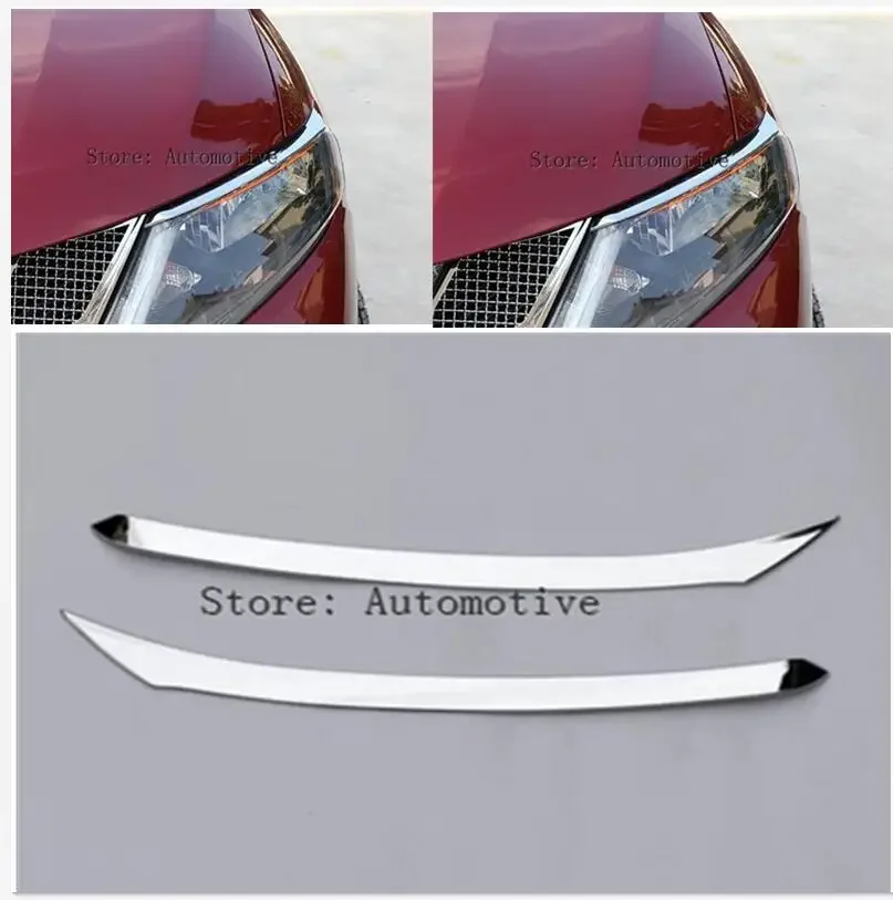 

2 шт., Хромированная передняя головка для Nissan Rogue x-Trail t32 2014 2015 2016